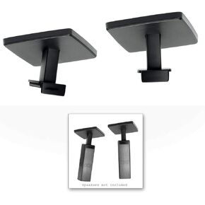 1 Pair of Black Ceiling Bracket for Bose OmniJewel Lifestyle 650 Home Entertainment System, Speakers Ceiling Bracket Replacement