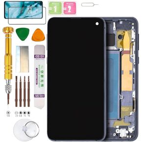 LCD Display Assembly for Samsung Galaxy S10e SM-G970U, SM-G970U1, M-G970F,SM-G970W, SM-G9700, SM-G970N, SM-G970X Screen Replacement kit (Black)