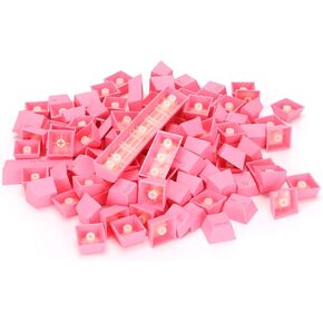 PBT Keycaps, 108 Keys Colorful PBT Keycap Set for Mechanical Keyboards, Ergonomic Design Oil Game Keycap for 61/64 / 87/104 / 108 Key Mechanical Keyboard (Dark )