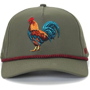 Paramount Outdoors Rooster Trucker Hat Cock of The Walk Perforated Performance Stretch Snapback Rooster Baseball Cap for Men