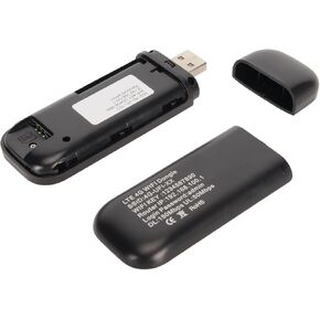 Portable 4G LTE USB Mini Router, 4G 150Mbps Mobile Internet Devices, Unlocked 4G dongle with High Safety, Simple Use for Travel Home Office (Black)