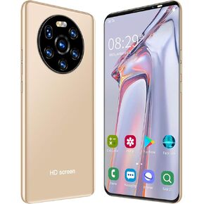 KIKYO Unlocked Smartphones,LANDVO mate40 pro 5.45in HD Screen Android Phone,Dual SIM Dual Standby Unlocked Cell Phone,512MB+4GB,2MP+5MP Dual Camera,1500mAh Battery(Golden)