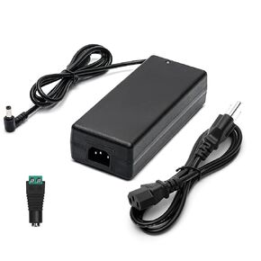 24V 8A Power Supply Adapter,100-240V AC to DC 24V 8A 192W Max Power Converter Adapter, 24 Volt 8 Amps 7.5A 7A 6A Low Voltage Transformer with 5.5x2.5mm DC Plug for led Strip Router CCTV Camera