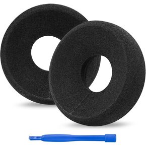 Replacement Ear Pads for GRADO PS1000, GS1000, SR80e, SR80i, SR125i, SR225i, SR60, SR80, SR125 Headphones Ear Cushions, Ear Covers, Headset Earpads (Foam/Black)