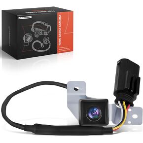 A-Premium Park Assist Camera Rear View Backup Reverse Camera Compatible with Select Hyundai Models - 2007 2008 2009 2010 2011 Santa Fe - Replace# 957502B500