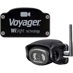 Voyager WVH100 Digital Wireless WiSight RV BackUp Observation Camera with Built-In Microphone for Pre-Wired Vehicles (Renewed)
