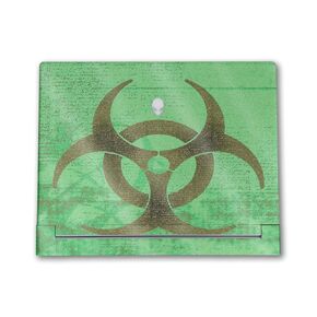 Glossy Glitter Tablet Skin Compatible with Alienware X16 R2 (2024) - Biohazard - Premium 3M Vinyl Protective Wrap Decal Cover - Easy to Apply | Crafted in The USA by MightySkins