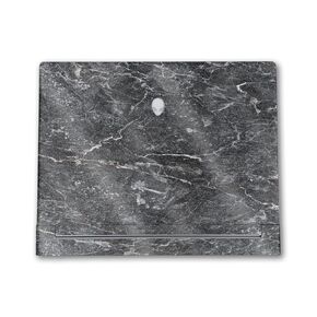 Glossy Glitter Laptop Skin Compatible with Alienware X16 R2 (2024) - Onyx Marble - Premium 3M Vinyl Protective Wrap Decal Cover - Easy to Apply | Crafted in The USA by MightySkins