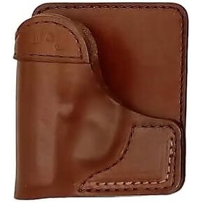 J&J Custom Formed to FIT Your SIG SAUER P238 Formed Wallet Style Premium Leather Back/Cargo Pocket Holster