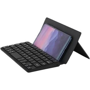 JOMAA Mini Foldable Bluetooth Keyboard Portable Wireless Keyboard Ultra-Slim Travel Folding Keyboard for iPhone iPad Mac Android