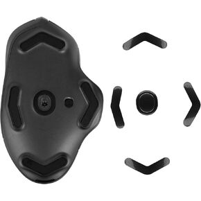 kwmobile Mouse Feet Replacement Compatible with Logitech G604 Lightspeed Computer Mouse Skates Sticker - Black