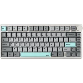 KiiBoom Moonshadow V2 75% Wireless Aluminum Gaming Keyboard, QMK&VIA Programmable, BT5.0/2.4GHz/USB-C, Hot-Swappable Creamy Mechanical Keyboard with FR4 Plate, Knob, 4000mAh Battery (Pink)