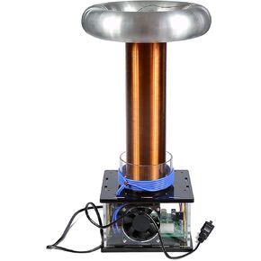 موسيقى Bluetooth عالية الطاقة Tesla لفائف Touchable Lougnting Lightning Lightning Spark Gap Arc Generator Plasma Soudspeaker Desktop Power Toy Model Wireless Transform in Kuwait