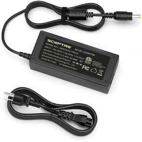 Kado AC/DC Adapter 19V-3.42A 65W 7.5mm x 5.0mm Power Cord Genuine Parts Made for Sceptre Monitor E248B-FWN240W C305B-200UN1T.1 C305B-FUN200W C305B-FUN200W1 E305B-FU200T C345B-QUT168