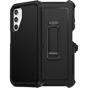 Defender Case for Samsung Galaxy A16 5G 2024, Wsaurbnit Heavy Duty Shockproof Rugged Protection [Military Grade Protective] Kickstand Cell Phone Cover with Belt Clip Holster (Black)