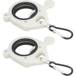 eMagTech 2pcs Zipper Zip Tie Luminous Organizer Bracket Plastics Cable Tie Bracket 9x8.5cm Suitable for Organizing and Tracking Wires and Cables
