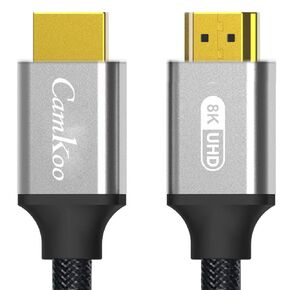Ultra High Speed 8K HDMI Cable, 48Gbps, 6.6ft/2m, 4K@120Hz, 8K@60Hz, DTS:X, HDCP 2.2, Braided