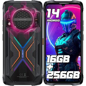 CUBOT Kingkong Power 3 Rugged Phone Unlocked-16GB+256GB Cell Phone,10200mAh(33w) Battery, 6.72''FHD+120Hz Screen Smartphone,123dB Speaker,100MP+32MP Camera, 4G Dual SIM Andiord 14/IP68/IP69K/NFC/GPS