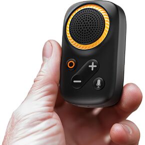 GemCoo Wearable Bluetooth Speaker, Clip-On Wireless Water-Resistant Portable Speaker (Non-Magnetic), Built-in Mic for Hands-Free Music/Calls, Waterproof Mini Speakers for Outdoor Travel Run