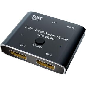 USB 3.0 Switch Selector 2 Computers Share 1 USB 3.0 Ports KVM Switcher USB for PC Laptop Keyboard Mouse Printer Scanner One Button Switch Adapter