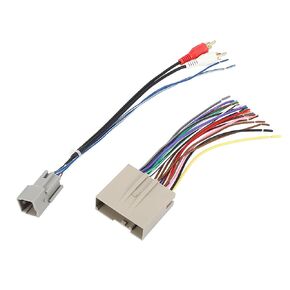 X AutoHaux 70-5521 Car Stereo CD Player Wiring Wirness Wire Radio Adapter Plug Tluct For Ford Focus 2005-2007
