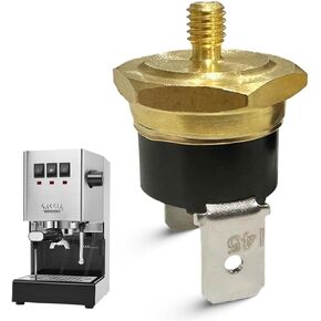 OEM Style Gaggio Thermostat Replacement Thread M4 145°C by Sungaze Coffee - Maintain Perfect Brewing Temperature - Authentic OEM Classic Pro, Baby, Evolution, Espresso - Simple Installation | Steam
