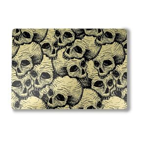 Laptop Skin Compatible with Surface Laptop 7 13.8" (2024) - Inked Skulls - Premium 3M Vinyl Protective Wrap Decal Cover - Easy to Apply | Crafted in The USA by MightySkins
