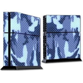 MightySkins Skin Compatible with Sony Playstation 4 PS4 Console wrap Sticker Skins Blue Camo