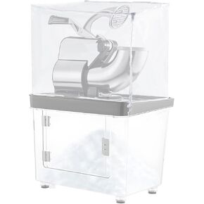 Shaved Ice Machine Cover for 110V Commercial Ice Crusher 440LBS/H,Dustproof Snow Cone Machine Cover,Snow Cone Maker Cover,Ice Shaver Crusher Cover,Ice Cone Machine Cover,18.5''Lx14''W x18.5''H