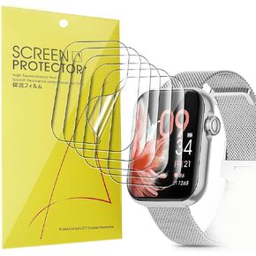 Compatible for DEKELIFE Smart Watches Screen Protector, Full Coverage TPU Clear Film Compatible for DEKELIFE G39 PRO 1.85" Smart Watches (6 Pack)