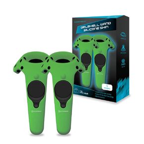 Hyperkin GelShell Controller Silicone Skin for HTC Vive Pro/ HTC Vive (Green) (2-Pack)