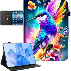 iPad 10th Generation Case, for iPad Case 10th Generation with Pencil Holder Women Men Kids Multi-Angle Adjustable Stand View Shockproof with Magnetic Closure/Card Slots/Auto Wake Sleep, Irises Cat
