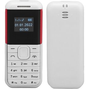 Mini 2G Smartphone, 0.66in Screen Backup Phone, Tiny Mobile Phone, 2 in 1 Bluetooth Sound Player Pocket Unlocked Cell Phone, Dual SIM Dual Standby, Slim Body Child Smartphone