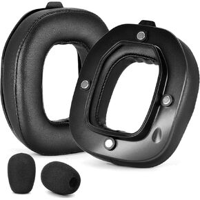 A40 TR Ear Pads and Microphone Foam- defean Replacement Cushions Compatible with Astro A40 TR Headset,Ear Cushions, Upgrade High-Density Noise Cancelling Foam (Faux Leather)