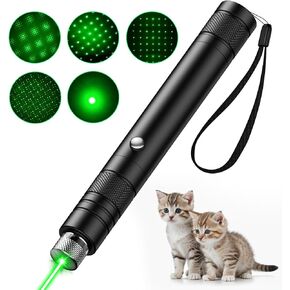 Green Light Point Pen, 2000 Metres Long Range Laser Beam Light Pointer, Rechargeable Green Point Pen for Hiking/Outdoor Hunting and Presentation