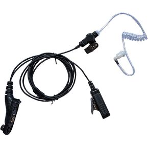 سماعة رأس المراقبة مع ميكروفون PTT FBI Security Tube Tube Protection لـ Motorola APX900 APX1000 APX4000 APX6000 APX7000 APX8000 XPR6100 XPR6350 XPR6550 XPR7350E XPR7550 XPR7550E XPR7580