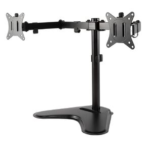 Free-Standing Dual Monitor Arms