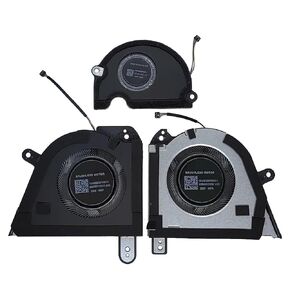 Replacement New CPU GPU and Small Fan for ASUS ROG Zephyrus M16 2023 GU604 GU604VI GU604VY DFSCL42P06593C DFSCL42P16593C DFS5F22B049545 DC12V (Small 5V) Fan