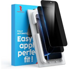 2 حزمة لـ iPhone 16 Pro Max Privacy Screen Protector ، Glass HD HD HD ، 9H+ العسكرية ، واقي شاشة مقاوم للصف العسكري ، تغطية كاملة ، ودية ، وسهولة التثبيت