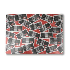 Glossy Glitter Laptop Skin Compatible with Surface Laptop 7 13.8" (2024) - Retro Controllers 3 - Premium 3M Vinyl Protective Wrap Decal Cover - Easy to Apply | Crafted in The USA by MightySkins