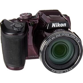 Nikon - COOLPIX B500 16.0-Megapixel Digital Camera - Plum (Renewed)