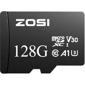 ZOSI 128GB microSDXC UHS-I Memory Card,Class10,U3,V30,Micro SD Card Compatible with ZOSI Security Cameras