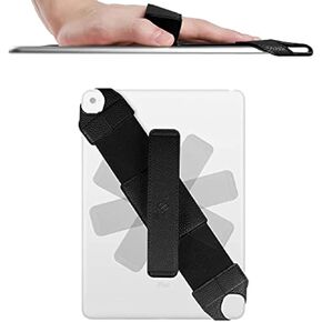 Universal Tablet Hand Strap Holder, Fintie 360 Degrees Swivel PU Leather Handle Grip with Elastic Belt, Secure Portable for 7-8 Inch iPad Mini/Sumsung Galaxy Tab/Android/Windows Tablets