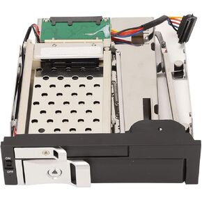 SATA HARD DRIVE BAYS DUAL BAY ، دعم SATA I/II/III ، سرعة 6 جيجابت في الثانية ، مع وظيفة قابلة للتبديل الساخنة ، وتصميم غير مصنوع للتثبيت السريع والإزالة لمحركات أقراص صلبة 2.5 بوصة سعة 3.5 بوصة in Kuwait