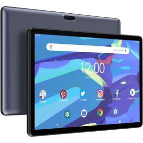 10.1 inch Android Tablet with 3GB RAM, 32GB ROM, 128GB Expandable, Quad-Core, HD IPS Screen, 2MP + 8MP Dual Camera, 1280 * 800 IPS HD Touch Screen,Wi-Fi, 6000mAh Battery