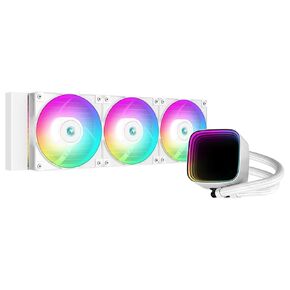 LS720 SE CPU Liquid Cooler 360mm,5v 3pin ARGB 120mm Fans LS720SE CPU Water Cooler Infinity Mirror Block for AMD AM4/AM5 LGA 1851/1700/1200.
