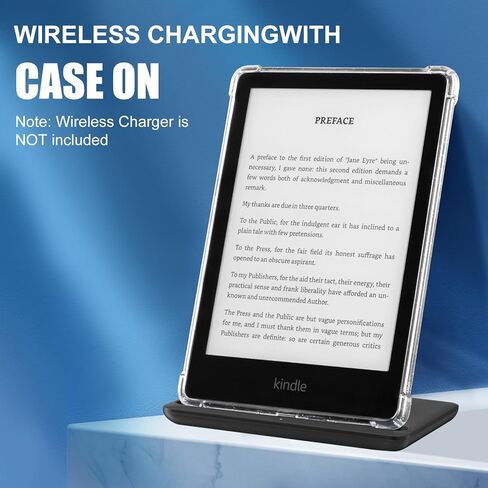 COBAK CLASE CASE لـ Kindle Paperwhite 11th Gen 2021 & Signature Edition (6.8 ")-الغطاء الخلفي للسيليكون خفيف الوزن ، بريق ، أزهار الباروك in Kuwait