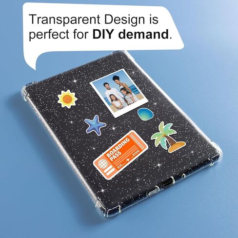 COBAK CLASE CASE لـ Kindle Paperwhite 11th Gen 2021 & Signature Edition (6.8 ")-الغطاء الخلفي للسيليكون خفيف الوزن ، بريق ، أزهار الباروك in Kuwait