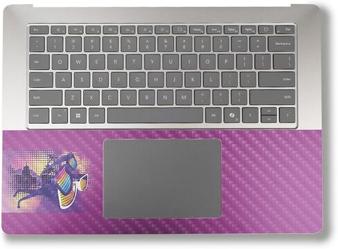 Carbon Fiber Laptop Skin Compatible with Alienware X16 R2 (2024) - Shutter Shades - Premium 3M Vinyl Protective Wrap Decal Cover - Easy to Apply | Crafted in The USA by MightySkins in Saudi Arabia