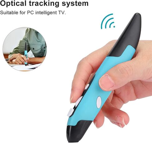 Optical Pocket Pen Mouse, Universal 2.4ghz USB Light Pen Mouse 800 1200 1600 DPI Ergonomic Mini Mice for 7 8 Vista 2000 for Android for Linux for OS in Saudi Arabia